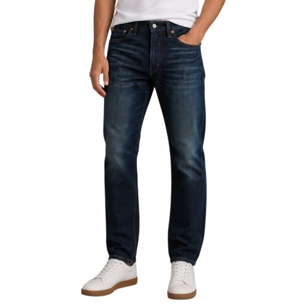 Levis 514 Dark Wash‎ Indigo Straight Fit Denim Jeans Men's W32 L30